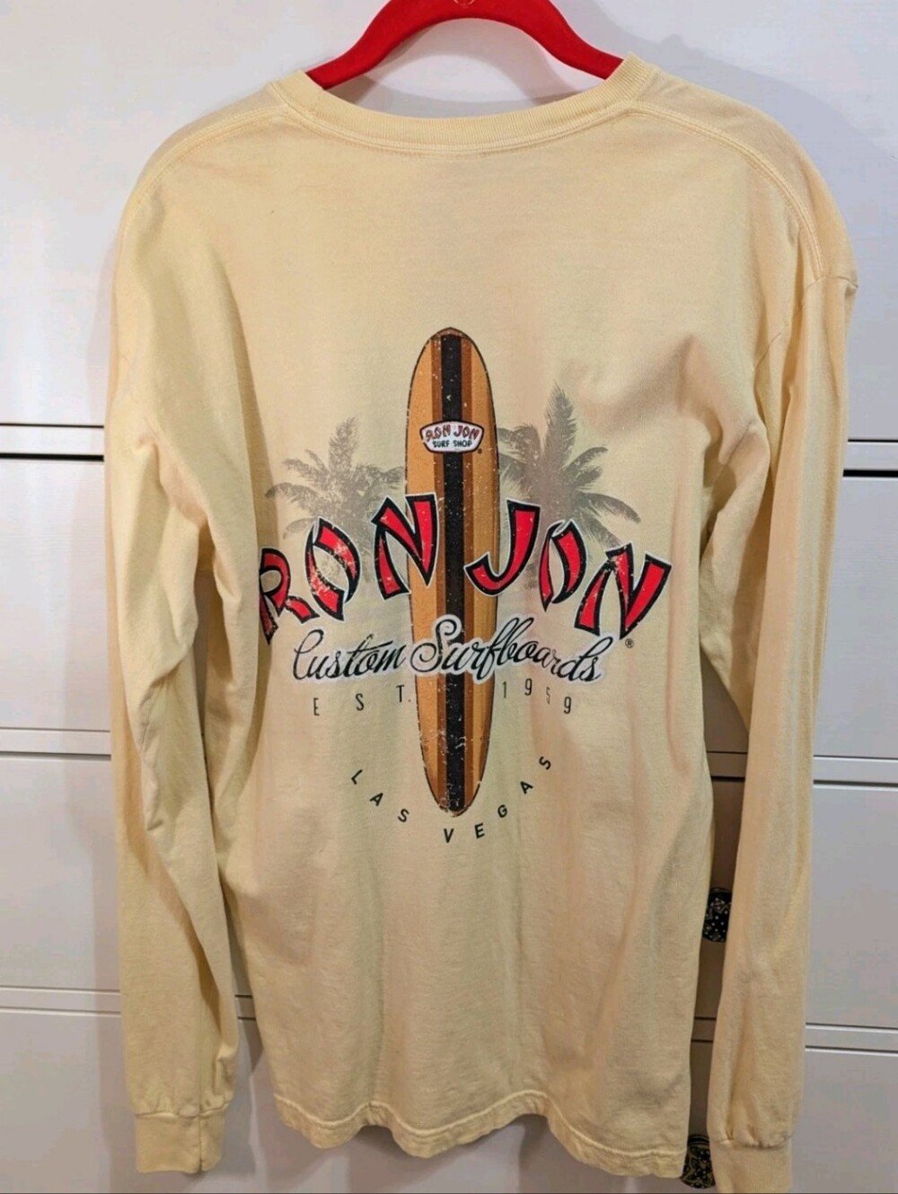 Ron Jon Las Vegas Surfboard Long Sleeve T Shirt